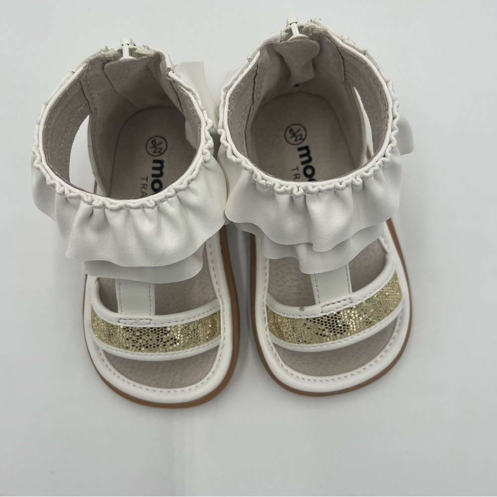 Moksha Trainers Lucy White Kids Shoes - Picture 2 of 4